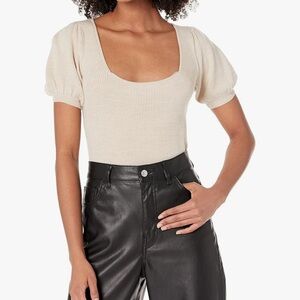 French‎ Connection Grey Short Sleeve Sweater size L